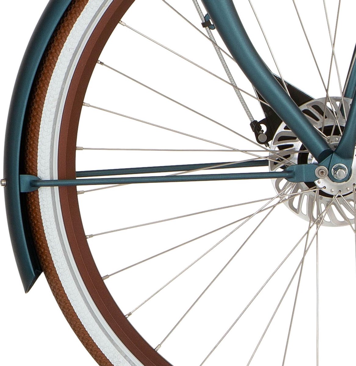 cortina spatbordstang voor 28 e u4 irish blue matt