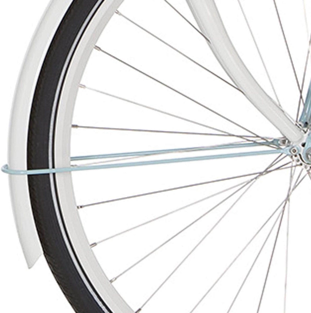 cortina spatbordstang voor 28 milo pastel turquoise