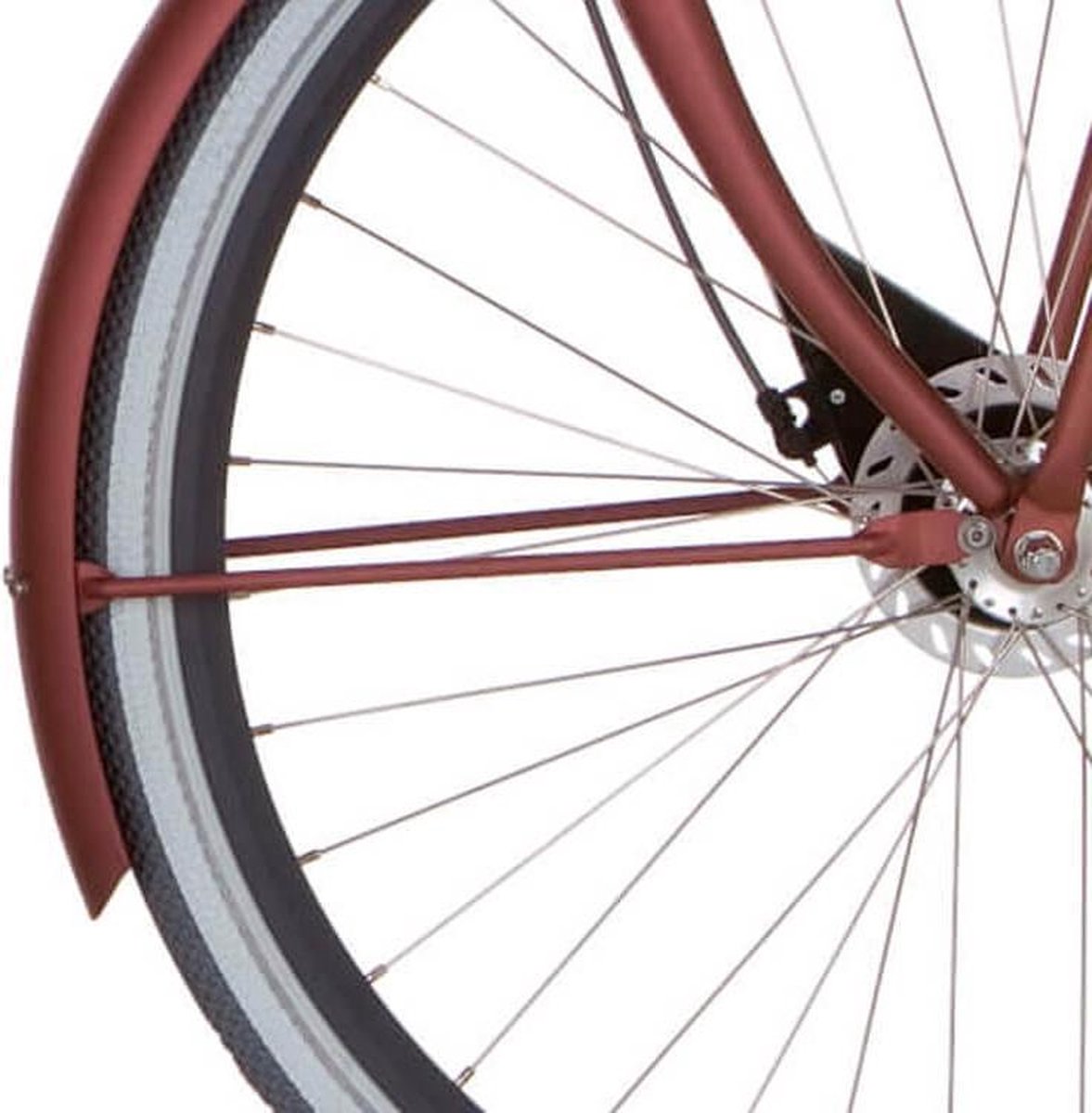 cortina spatbordstang voor 28 u4 rose matt