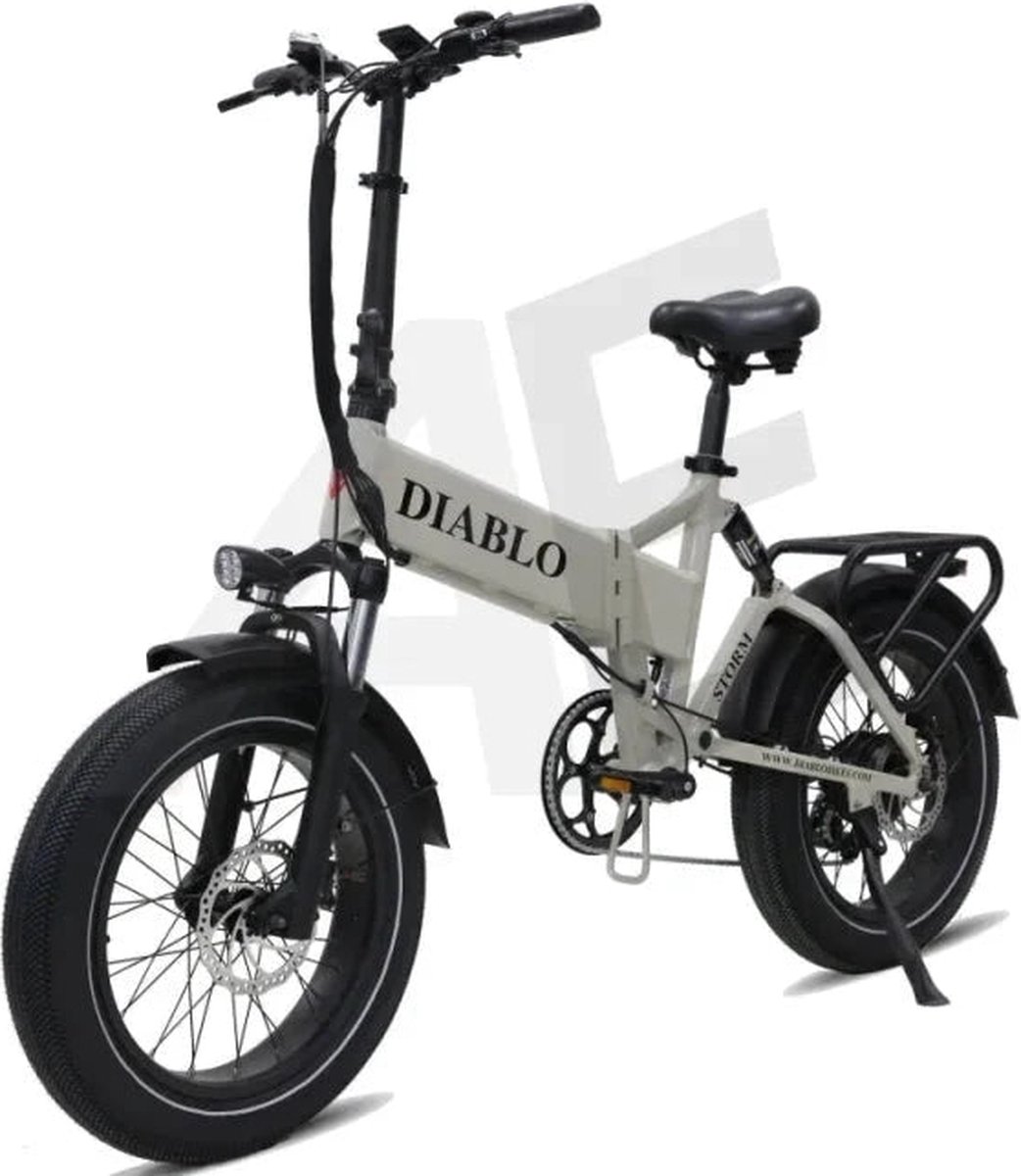 Diablo Storm Fatbike Vouwfiets met Hydraulische remmen - Fashion Grey Fiets (elektrisch) kopen online