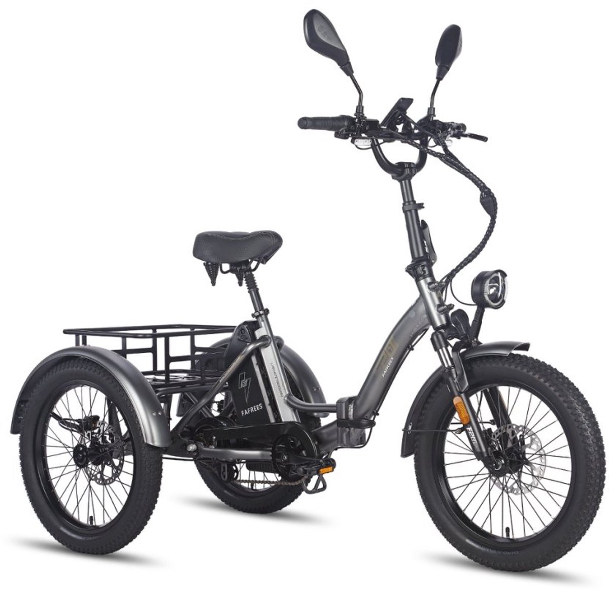 dik klapfiets e bakfiets 20 inch 48v 21ah accu hydraulische schijfremmen elektrische fiets elektrische vrachtsfiets 180kg driewieler e bike
