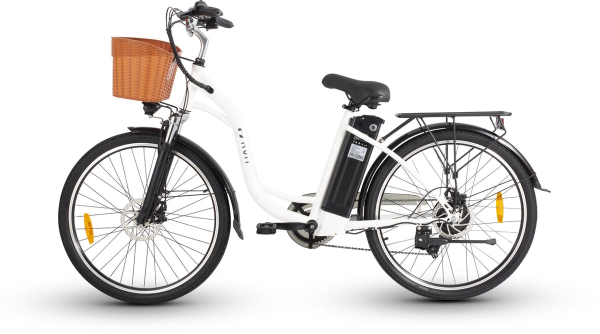 dyu c6 dames e bike 250 waat motorvermogen topsnelheid 25 km u fat tire 26 banden 6 versnellingen