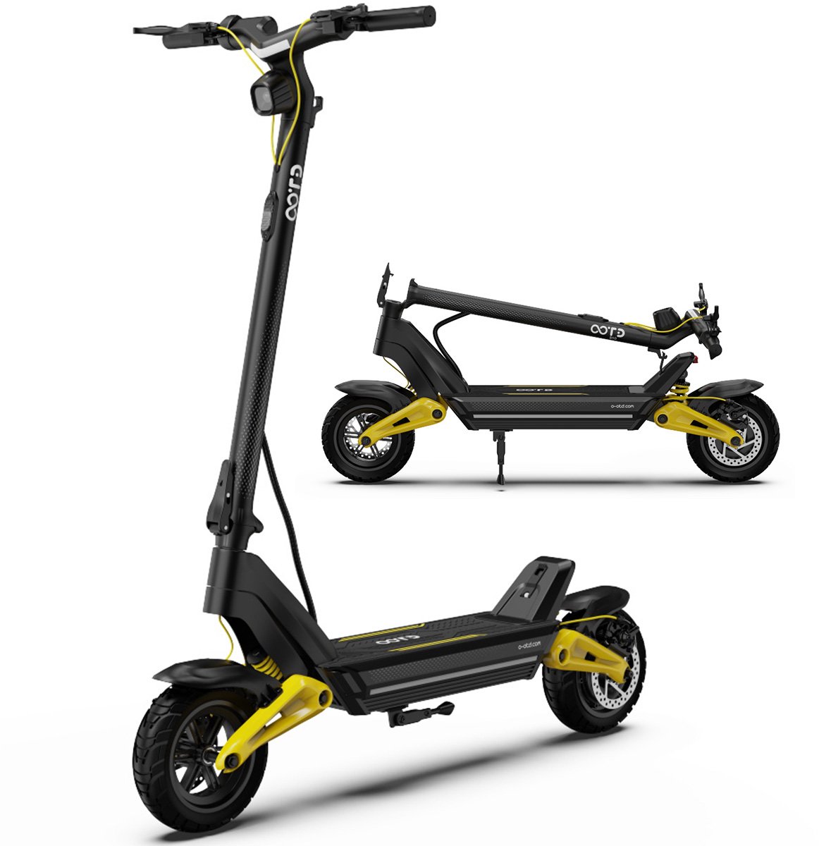 Elektrische Step OOTD S10 voor Offroad - 48V 20Ah Accu-70 km Actieradius-10 Inch Banden- met Schijfremmen en Spatborden Elektrische Step kopen online