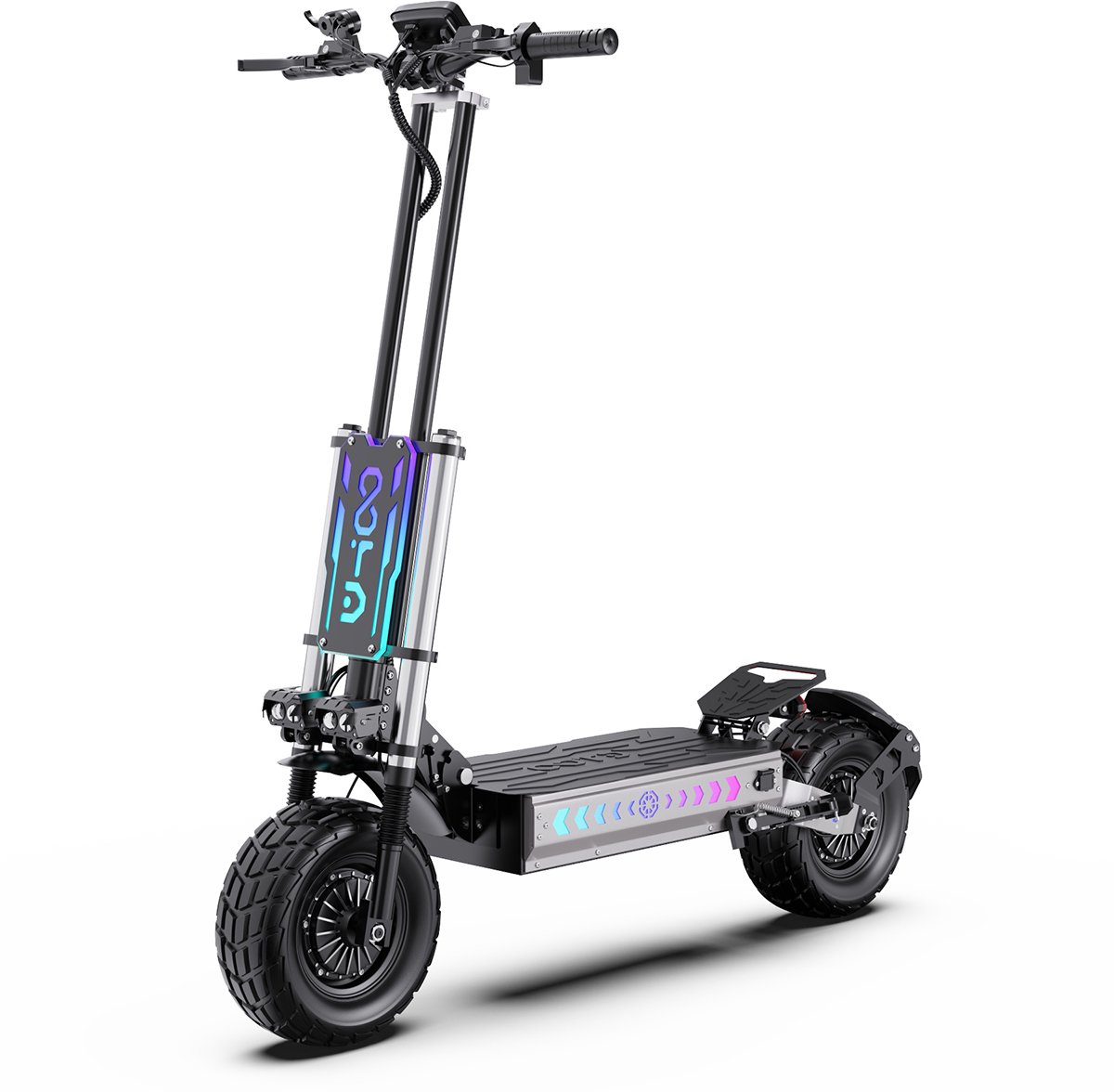 elektrische step ootd t90 voor off road 60v 31 2ah accu lange actieradius 100 km 13 inch offroad banden hydraulische schijfremmen opvouwbaar ontwerp