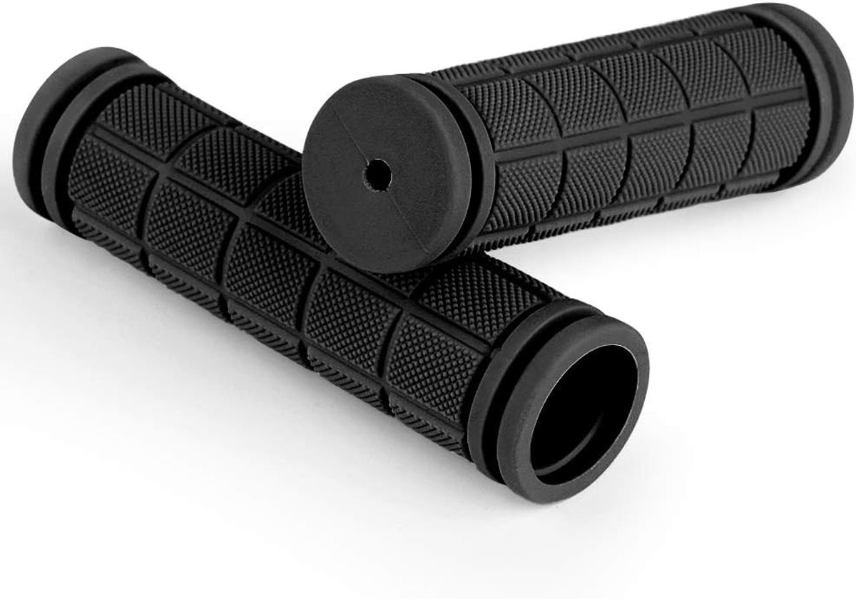 Fiets handvatten Ergonomische fiets handvatten Stuur handvatten Stuur handvatten 1 paar Anti-slip zacht rubber Zwart Fiets kopen online