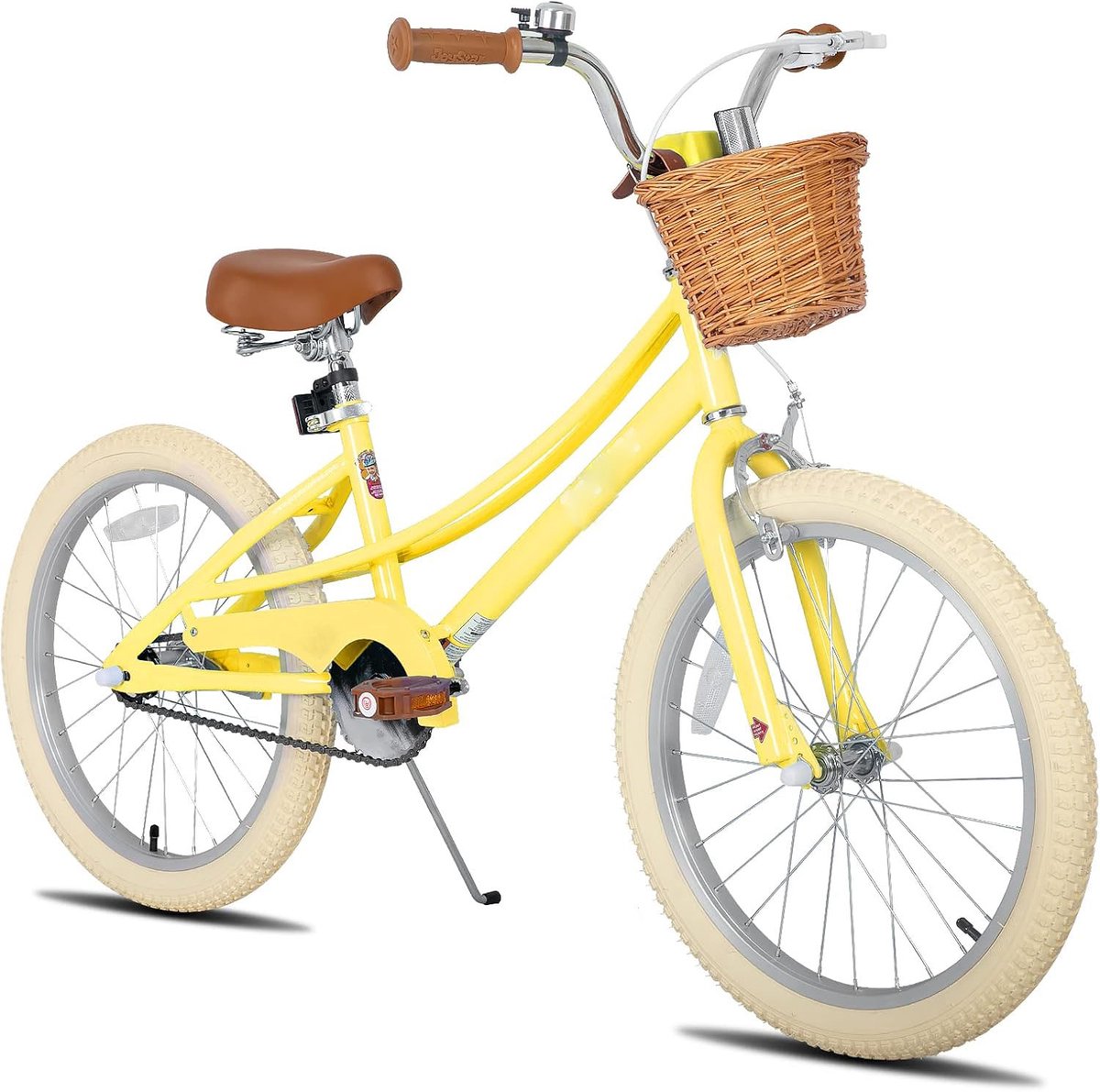 Meisjesfiets 12/14/16/18/20 Inch – Kinderfiets voor Peuters en Kinderen van 2 tot 13 Jaar – Met Zijwieltjes, Mandje & Zijstandaard – Verstelbaar Zadel – Stabiele Fiets met Stevig Frame en Wielen Kinderfiets kopen online