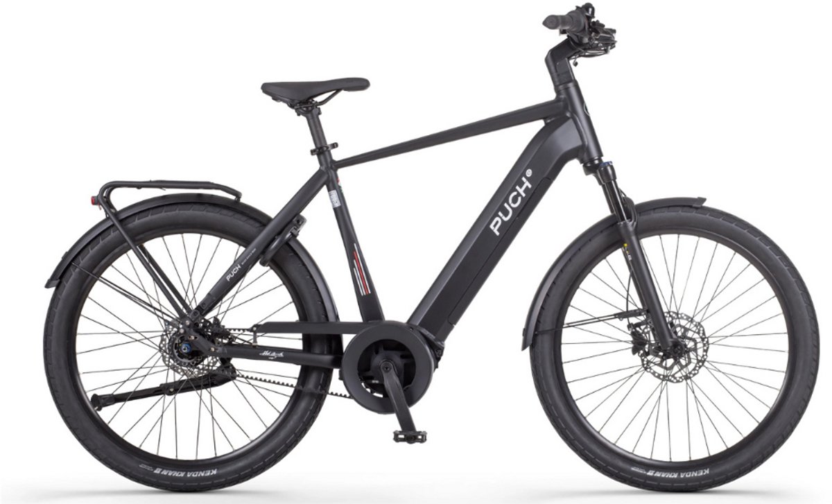 PUCH E-Felice N7 Belt Elektrische Fiets – E-bike – Rijklaar Geleverd -Hoge Instap - Framemaat 56 - Riemaandrijving -Uitneembare Accu - 28 Inch - 250W Ananda Middenmotor - 120 km Actieradius - Matt Black Fiets (elektrisch) kopen online