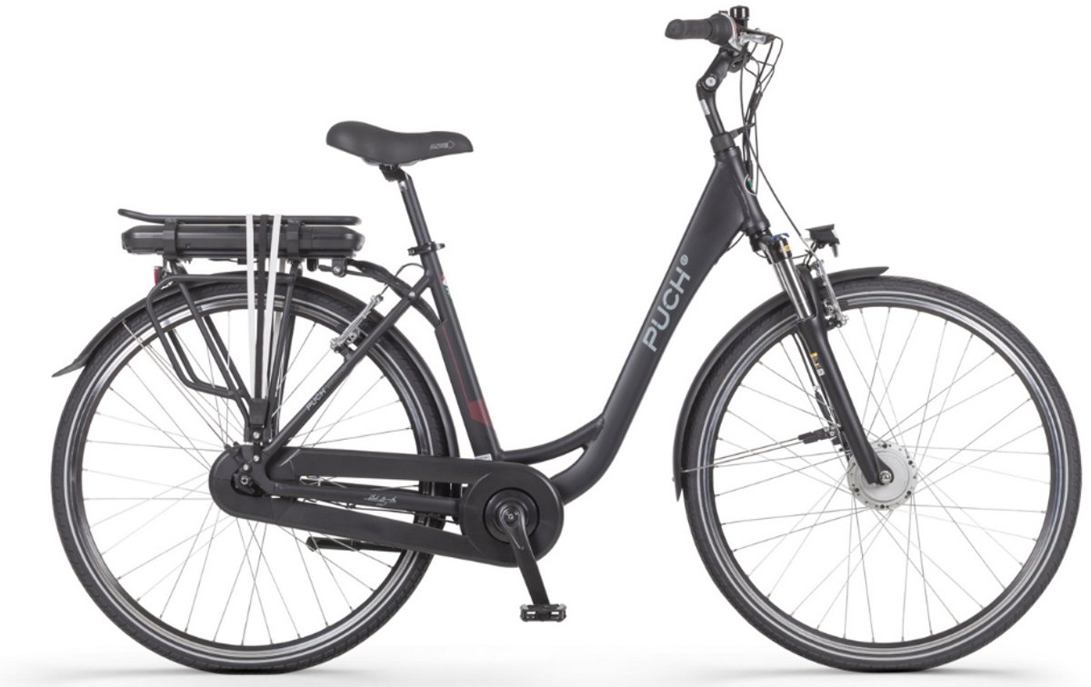 PUCH E-Folk N7 Elektrische Fiets – E-bike – Rijklaar Geleverd - Lage Instap - Framemaat 53 - Uitneembare Accu - 28 Inch - 250W Ananda Motor - 120 km Actieradius - Matt Black Fiets (elektrisch) kopen online