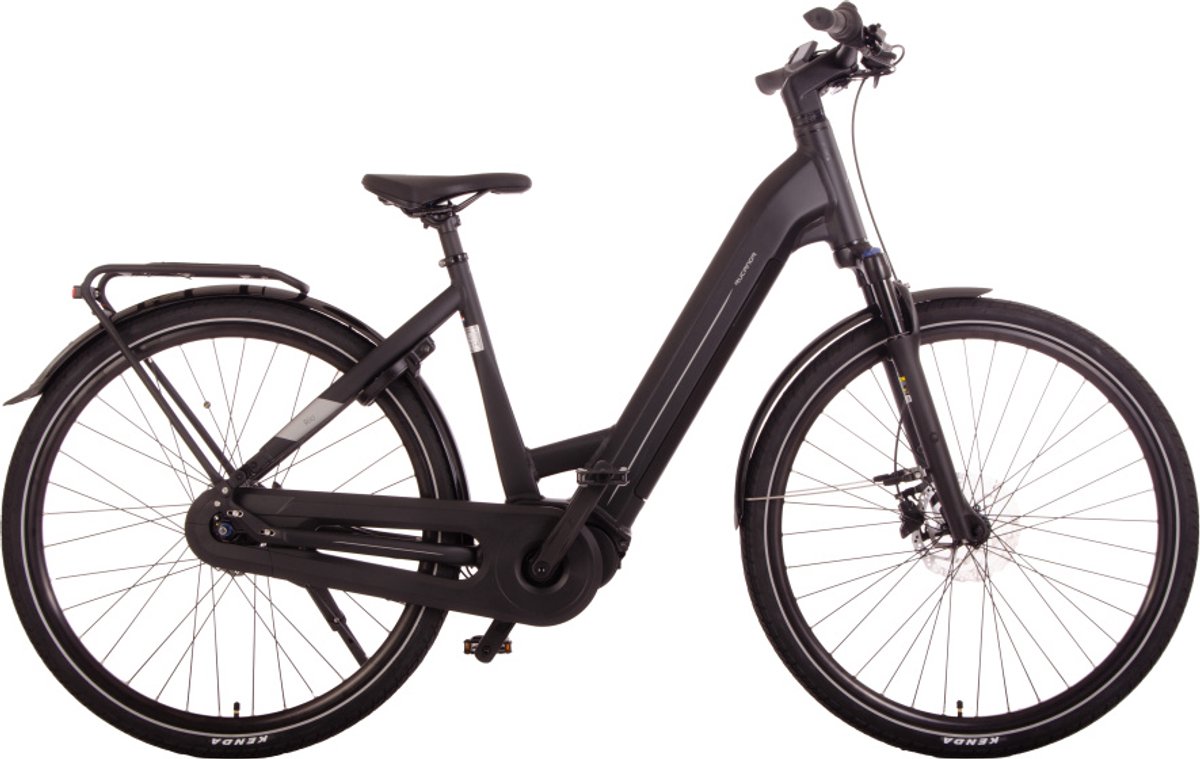 rucanor rio elektrische fiets 28 inch 50 cm damesfiets met 7 versnellingen hydraulische schijfrem 550 wh accu matzwart