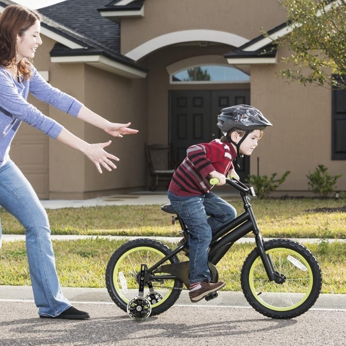 Stabilisatorwielen voor kinderfiets - Ondersteunende wielen - Universele fietsstabilisatoren - 12-20 inch Kinderfiets kopen online