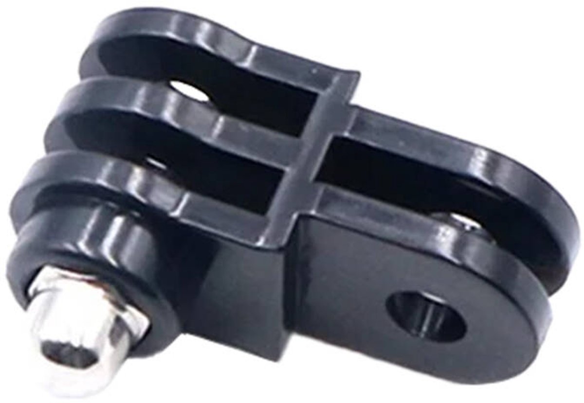 telesin adapter 2 kaak naar 3 kaak voor sportcamera s universeel