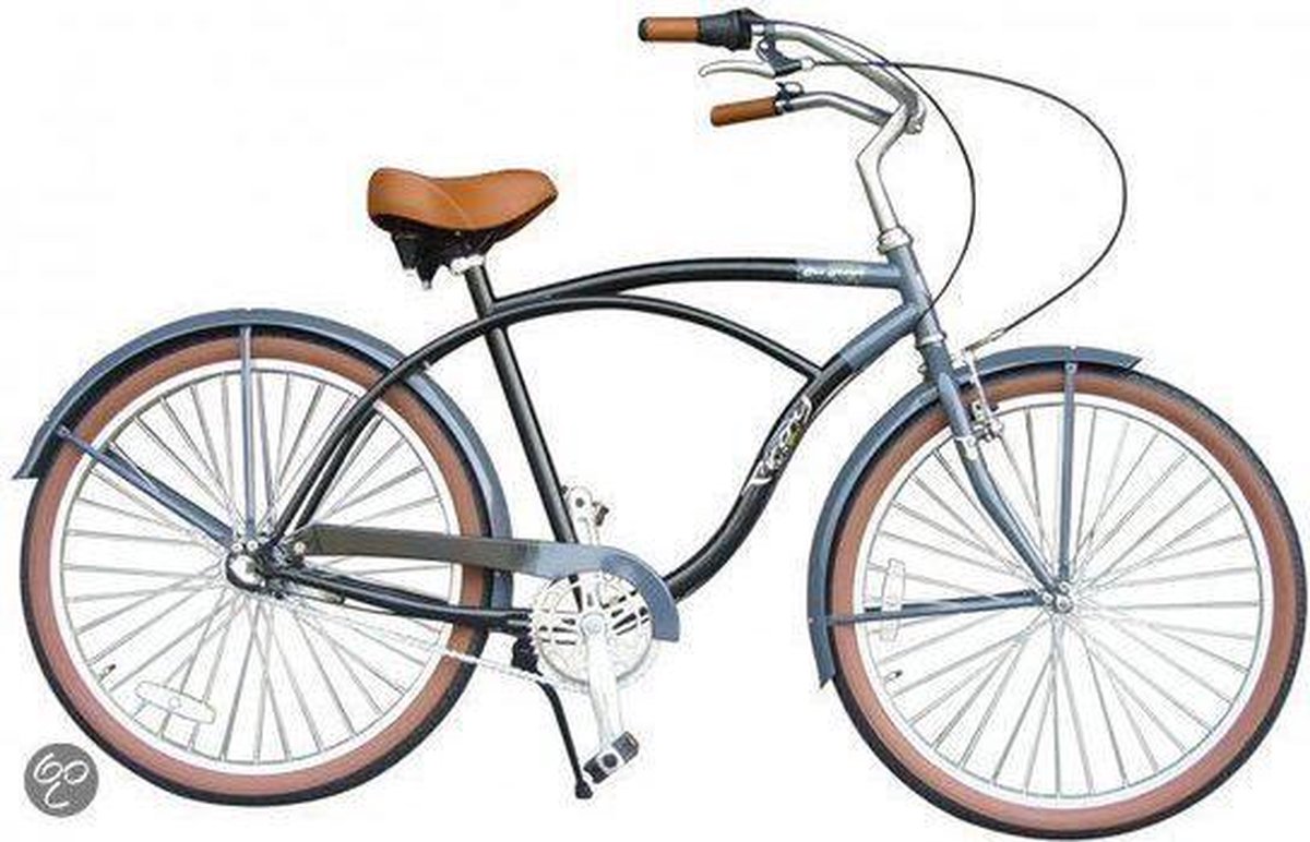 Troy Seahorse 26 inch 54 cm heren 3 versnellingen terugtraprem grijs Fiets kopen online