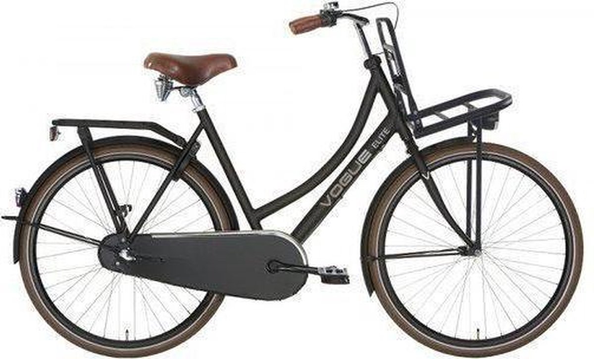 Vogue Elite 26 inch 46 cm dames 3 versnellingen terugtraprem zwart Fiets kopen online