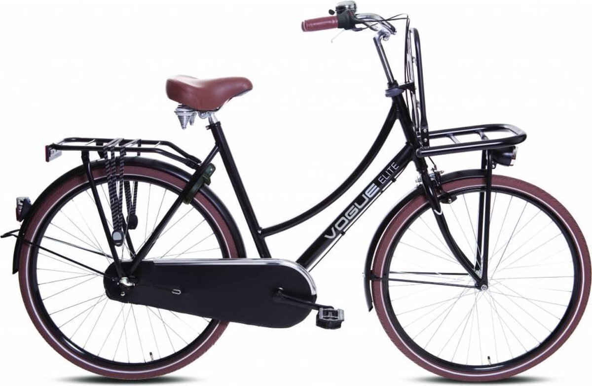 Vogue Elite 28 inch 57 cm dames 3 versnellingen terugtraprem zwart Fiets kopen online