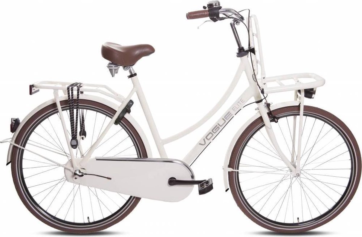 vogue elite transportfiets dames 50 cm 3v wit