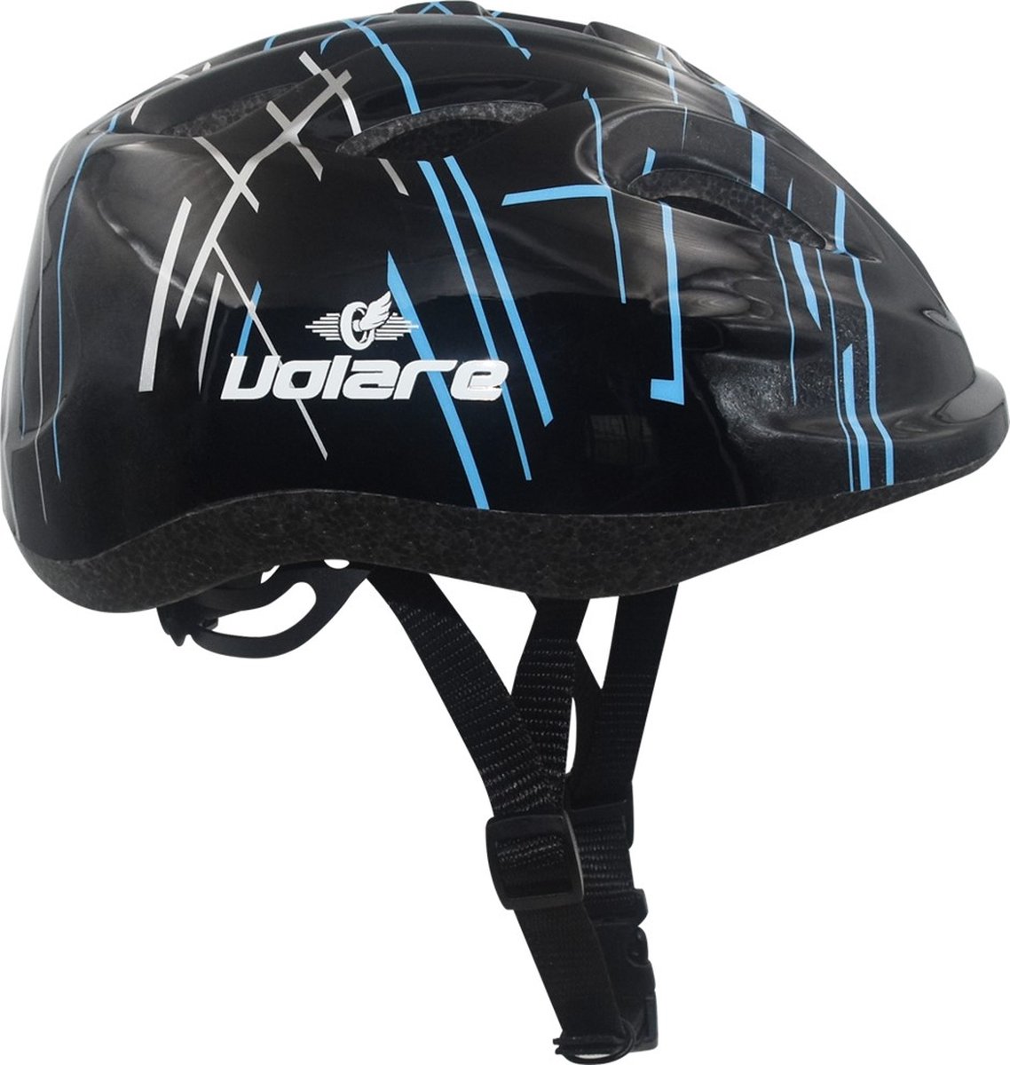 volare fietshelm kids zwart 47 51 cm