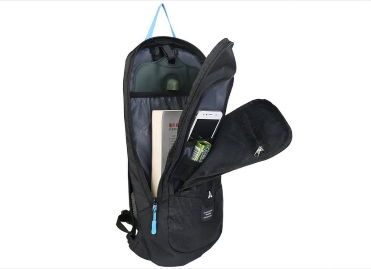 wnhb ultralichte fietsrugzak met drinkzak waterdichte rugzak voor fietsen wandelen hardlopen en outdoor compact ademend unisex sport rugzak