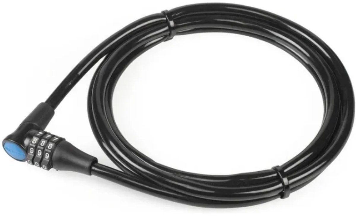 xlc cijfslot kabel 180cm 8mm zwart