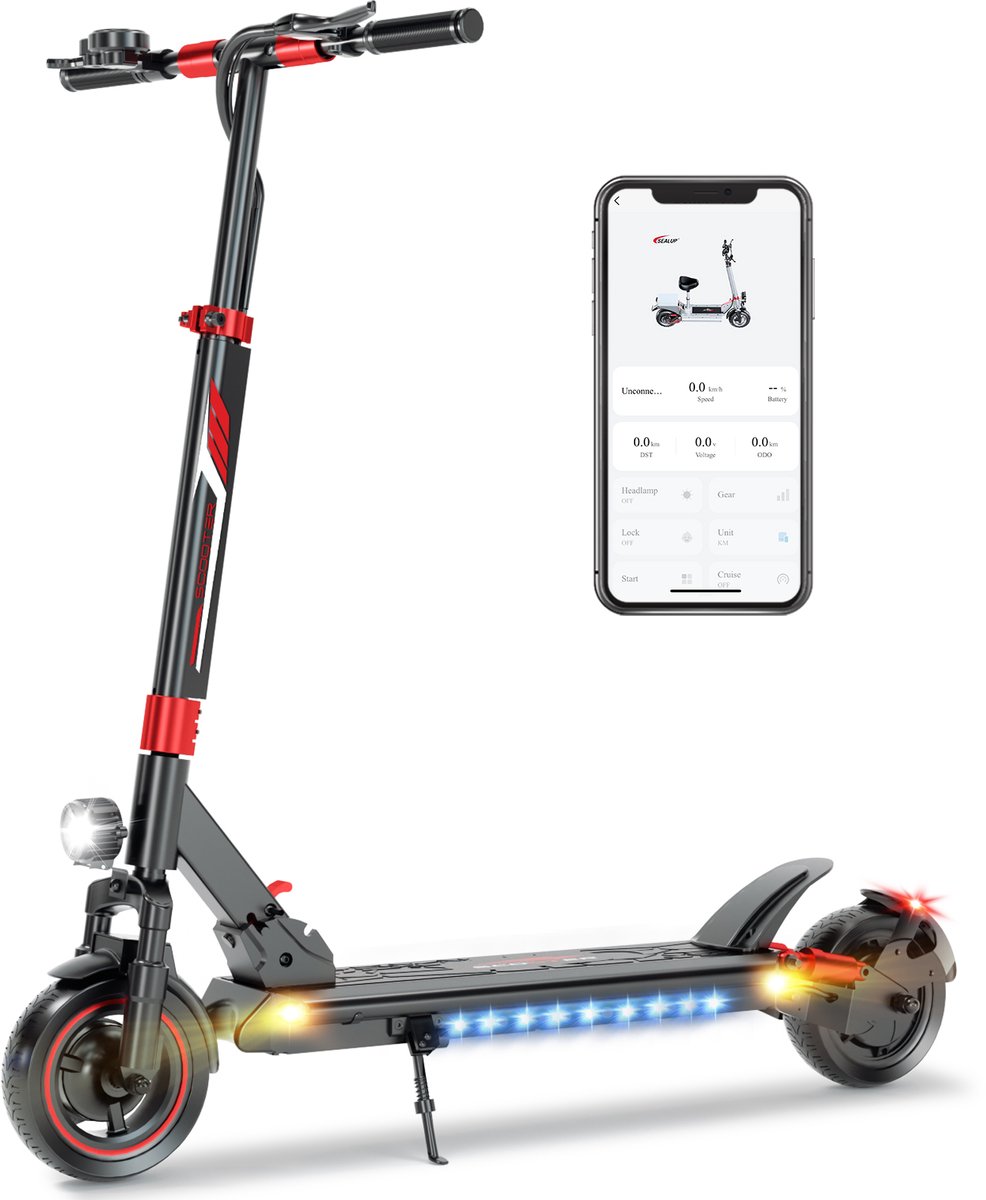 YEE RUN Elektrische step, Inklapbaar, voor Volwassenen, 500W motor, Max. snelheid 25 km/u, actieradius 25-30 km, Max. belasting 120 kg, LCD-scherm, APP. Elektrische Step kopen online