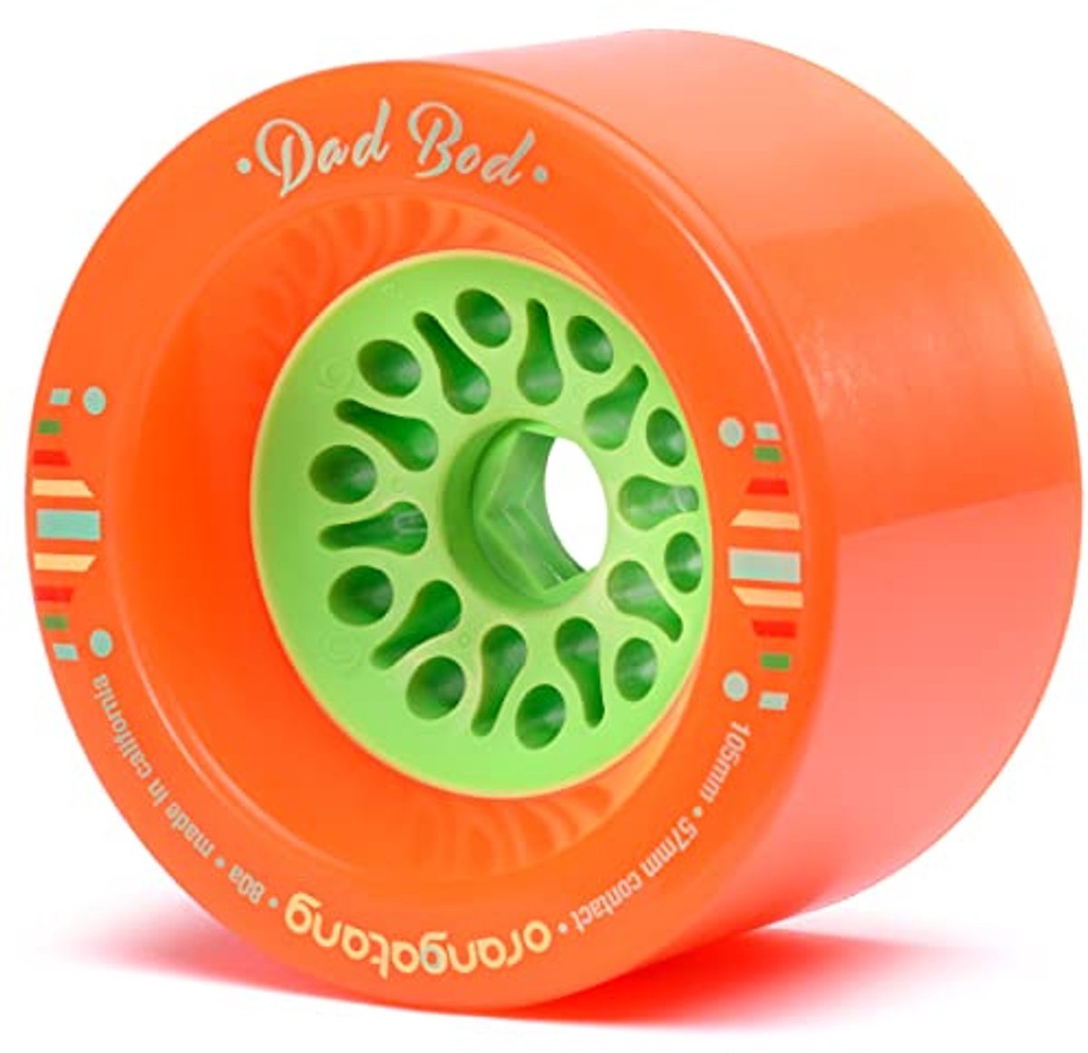 105 mm Longboard Wielen voor Cruisen en Elektrische Skateboards - Set van 4 Skateonderdeel kopen online