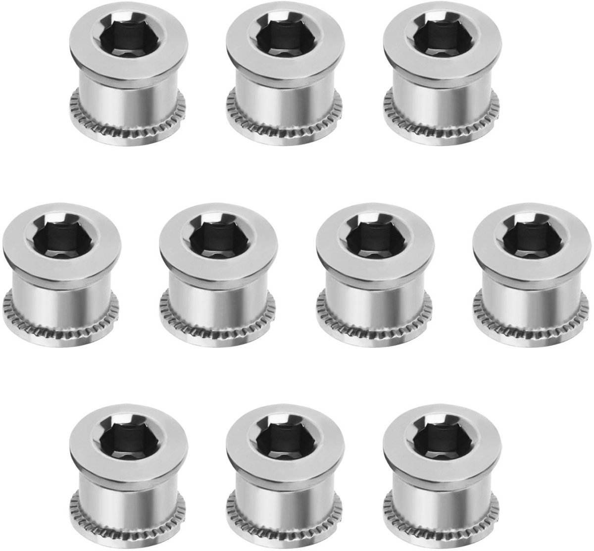 10pcs bicycle chainring screws bicycle crankset screw chainring bolts crank mounting bolt for mountain bike road bike folding bike