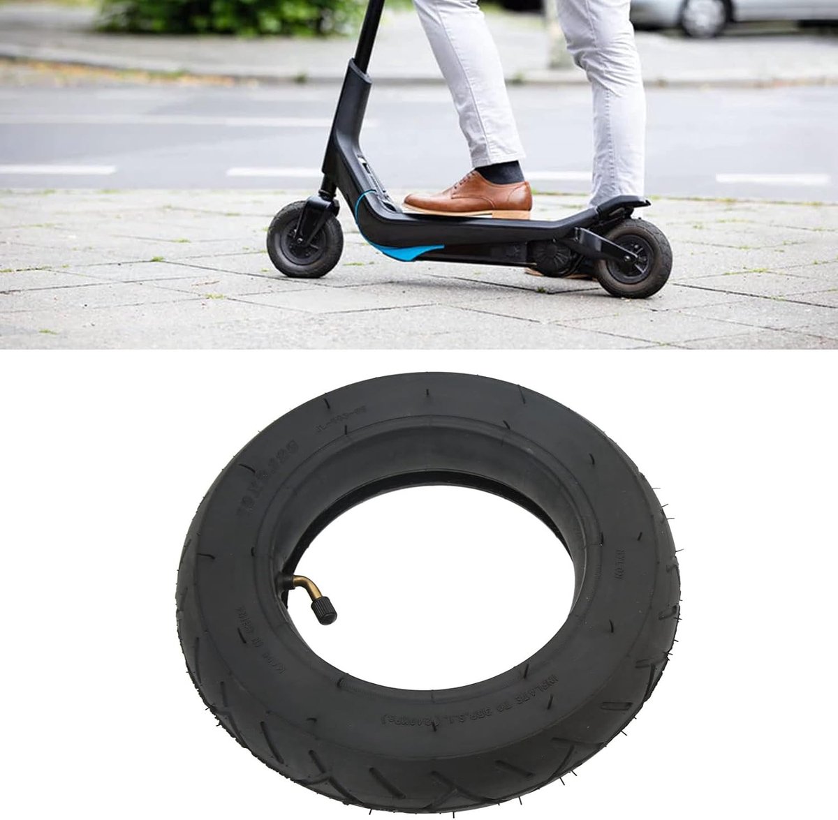 10x2.125 10in Banden voor Elektrische Scooters, met Binnenband, Rubberen Vervangingsbanden voor Elektrische Scooters Buitenspeelvoertuigaccessoire kopen online