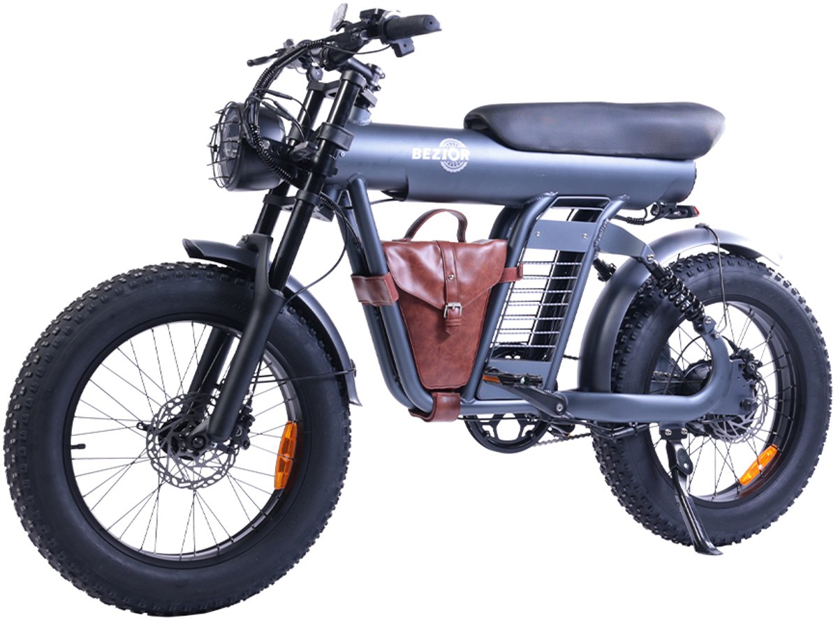 1x elektrische fatbike 48v 23 2ah mountainbike actieradius 70km 25km u 250w motor automatische schakeling