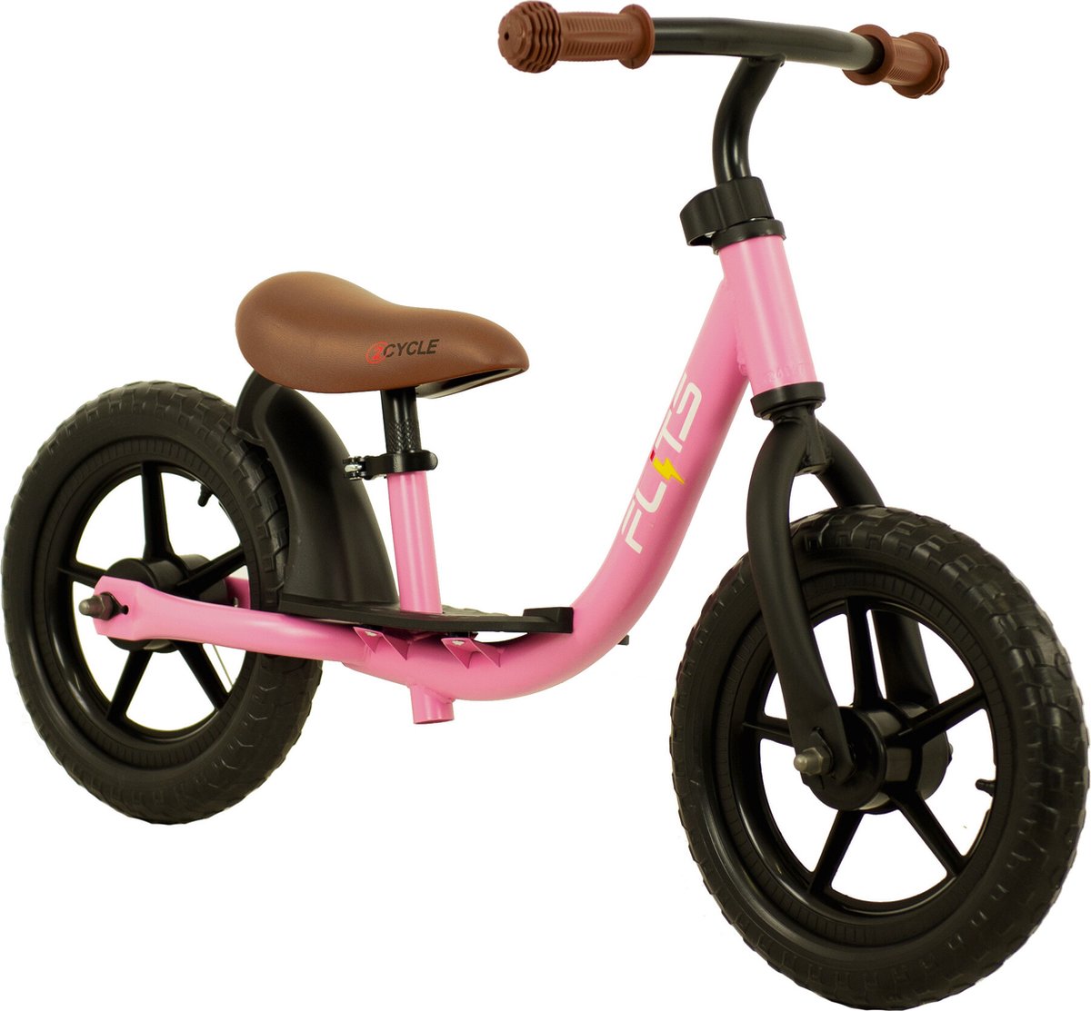2Cycle Loopfiets - Balance Bike - Jongens en Meisjes - Loopfiets 2 Jaar - Buitenspeelgoed - Mat-Roze - Copy Loopfiets kopen online