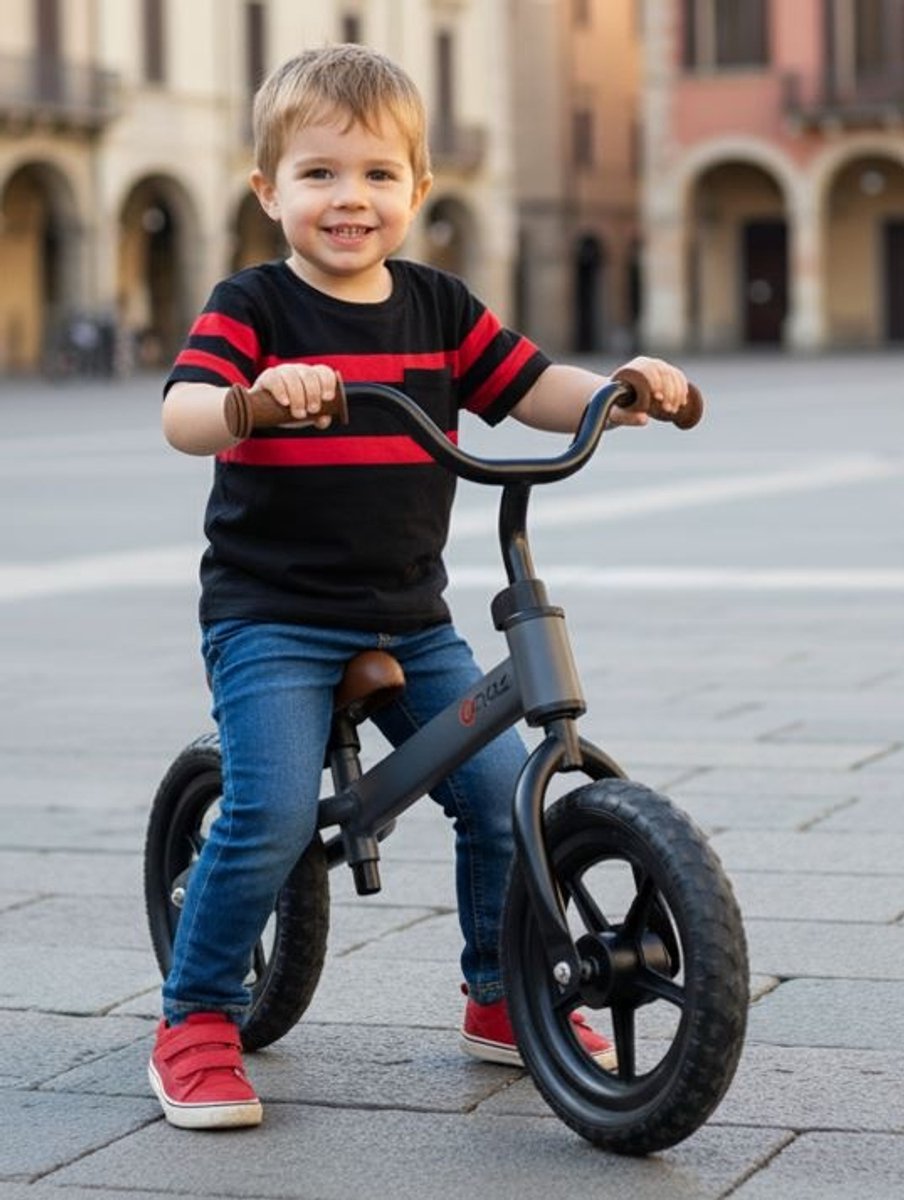 2Cycle Loopfiets - Mat-Grijs - Balance-bike - Buitenspeelgoed Loopfiets kopen online