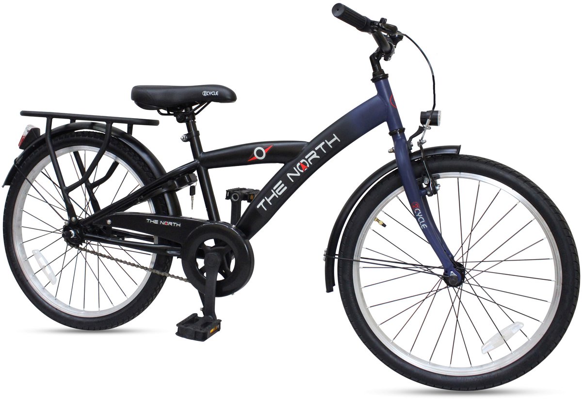 2Cycle The North kinderfiets 24 inch (8 tot 10 jaar) voor jongens blauw Kinderfiets kopen online