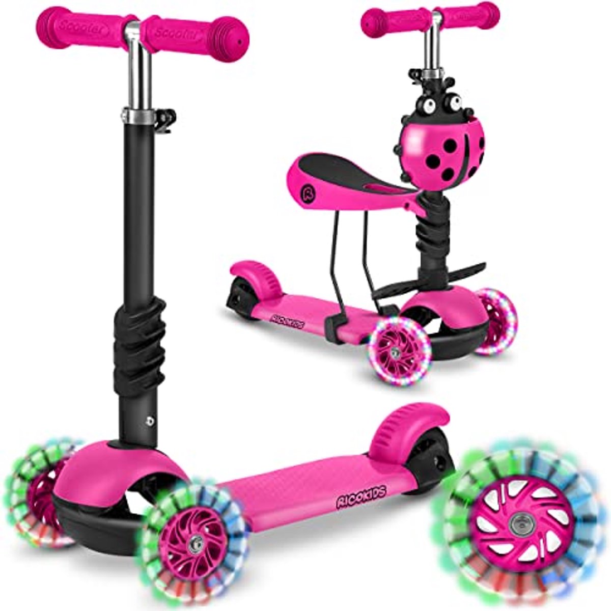 3-in-1 Driewieler met Zitje voor Kinderen in Mint Groene Kleur Driewieler kopen online