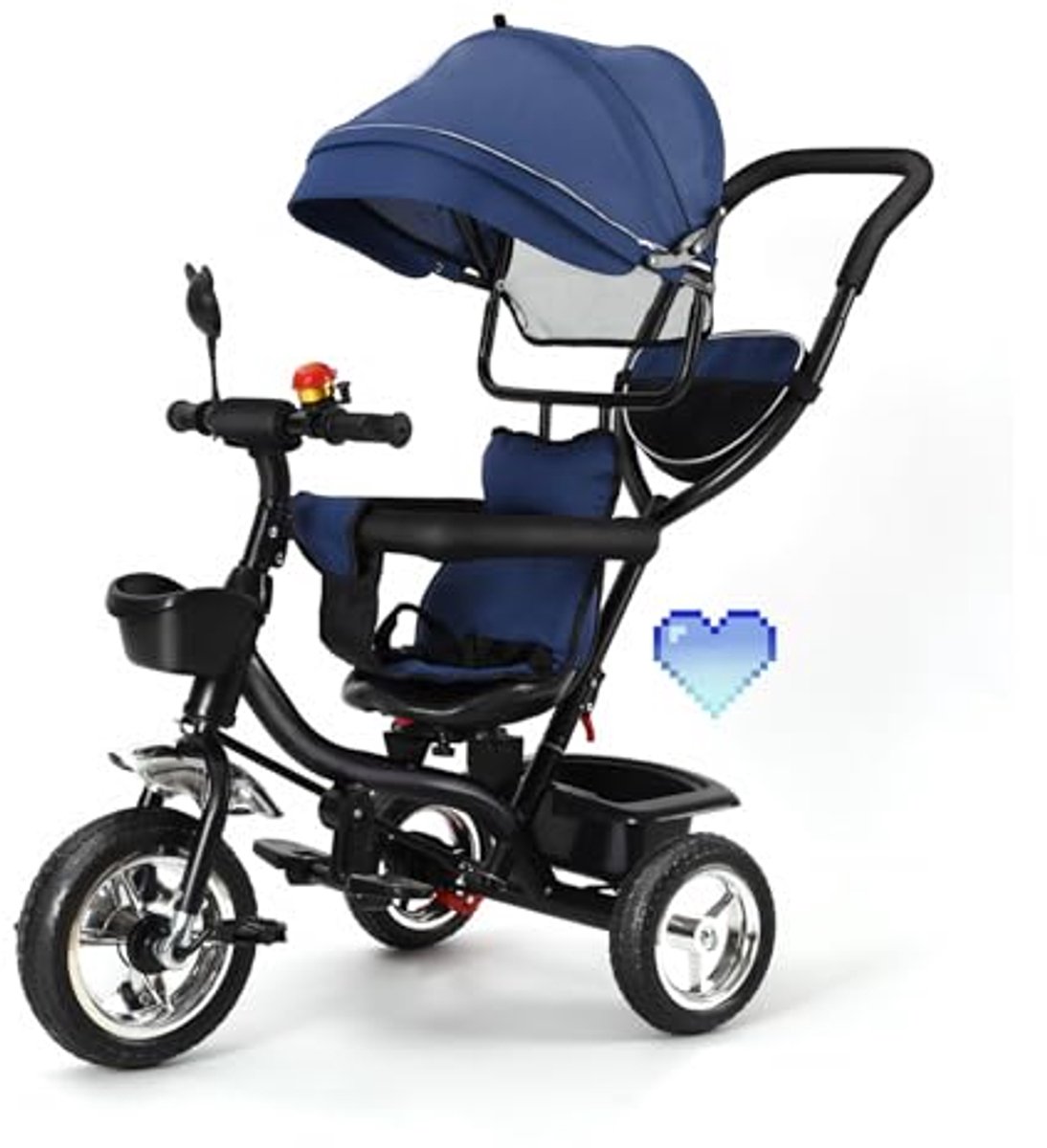 3 in 1 kinderdriewieler voor kinderen van 1 tot 4 jaar veilig en comfortabel