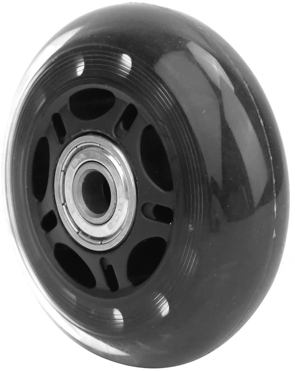 3 Inch Transparant Rolwiel met 608ZZ-lager - Glad en Stil - Voor Bagagewagen en Skateboard Skateonderdeel kopen online