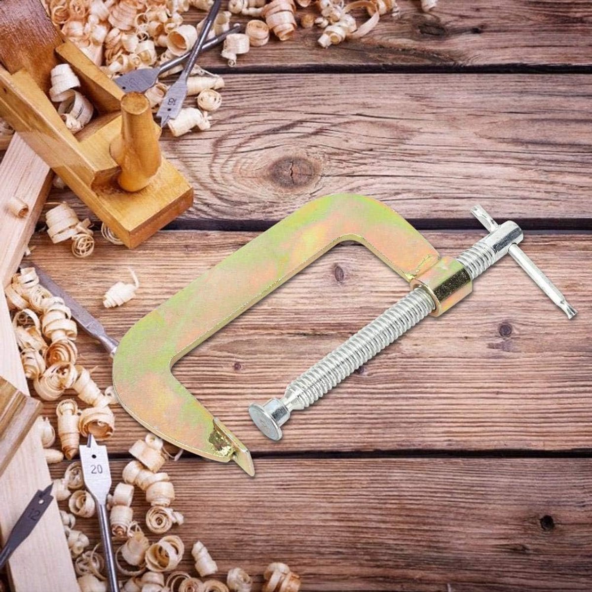 3pcs C Clamp Set, High-Performance G Clamp Woodworking Welding Handles Carpenter Tools (3 Inches) Buitenspeelvoertuigaccessoire kopen online