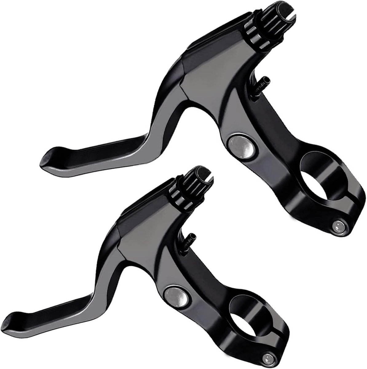 4 delige fietsremaccessoires inclusief 2 pack aluminium remhendels en 2 pack remkabels voor en achter voor mountainbikes racefietsen mtb s zwart