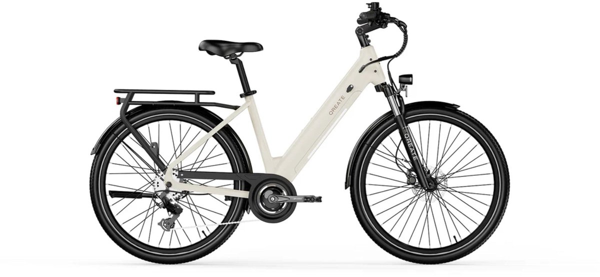 A-Spadz City Air - Elektrische Stadsfiets - Gravel Grijs - 27.5 inch - Accu 486Wh (36V, 13.5Ah) - 250W (35Nm) Ananda Motor - Shimano 7 Versnellingen - Hydraulische Remmen Fiets (elektrisch) kopen online