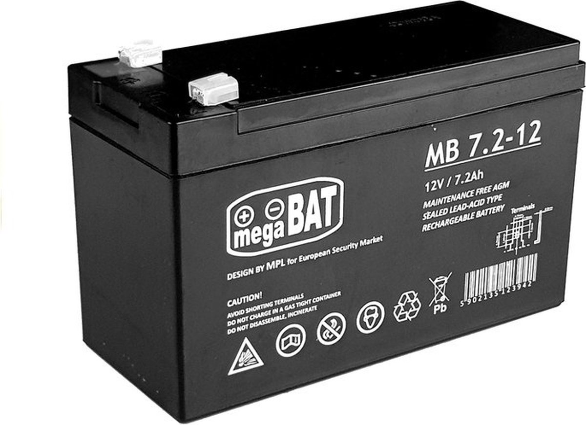 Accu voor Elektrische Kinderauto - 12V 7.2Ah - Zwart Accuvoertuig kopen online