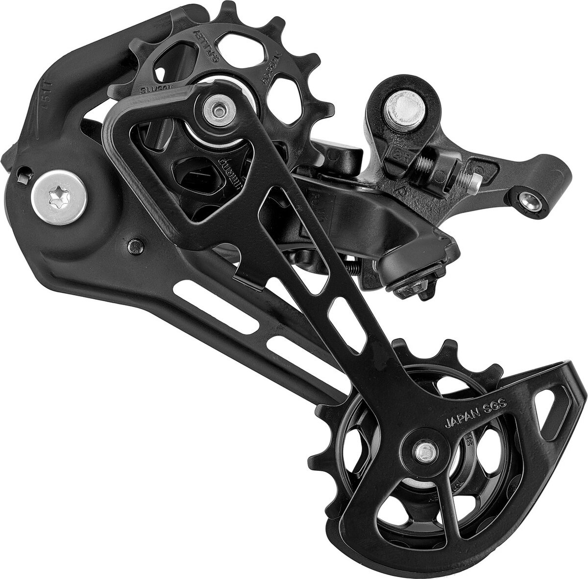 Achterderailleur 11-speed Shimano Deore M5100 SGS - directe montage - zwart Fiets kopen online