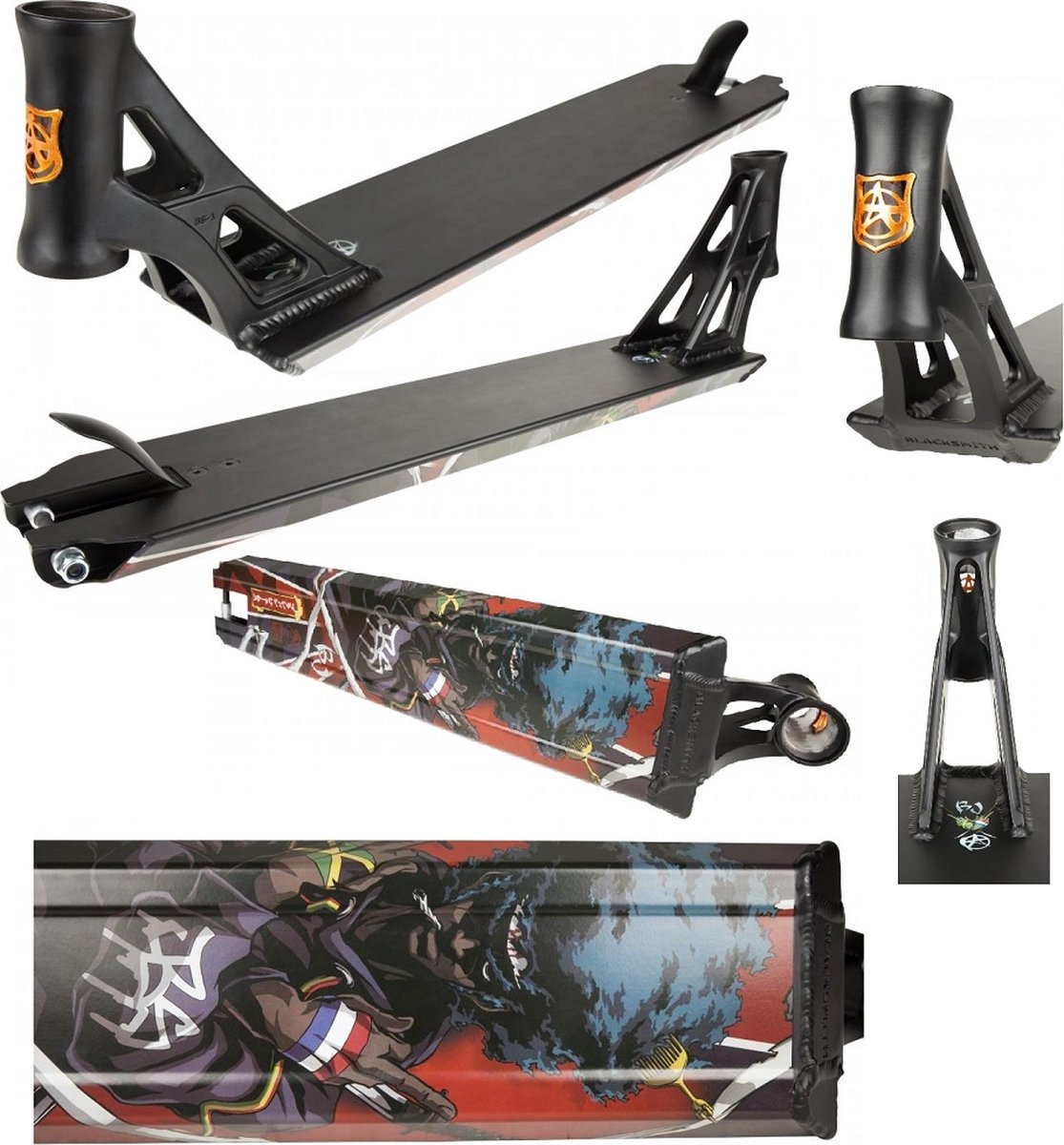 Addict Deck Blacksmith Brandon James Black Buitenspeelvoertuigaccessoire kopen online