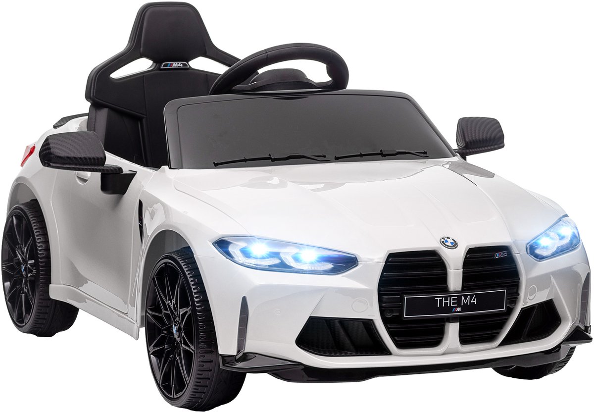 AIYAPLAY Elektrische kinderauto Kunststof, Metaal 108L x 69,5B x 51H cm Wit Accuvoertuig kopen online