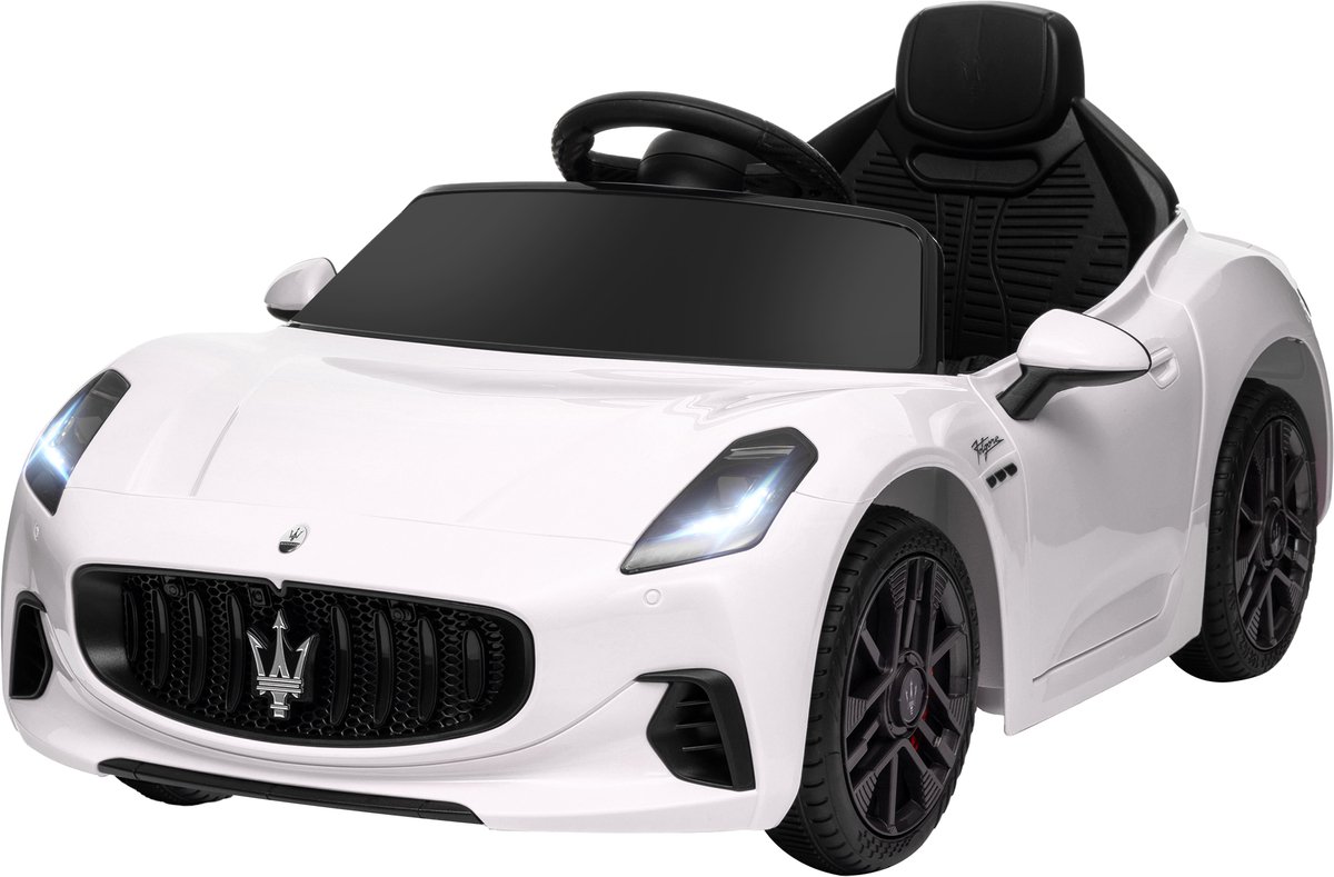 aiyaplay elektrische kinderauto pp 98x59x43cm wit
