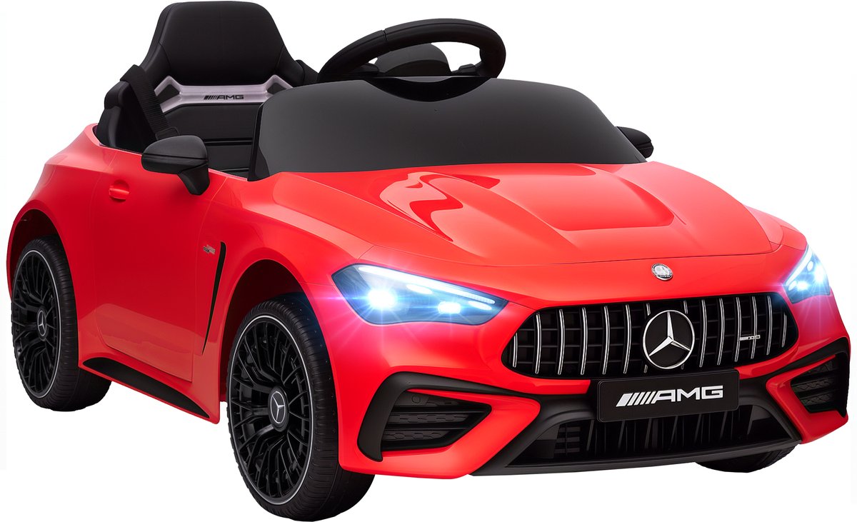 AIYAPLAY Elektrische speelgoedauto voor kinderen Kunststof, staal 99L x 55B x 43H cm Rood Accuvoertuig kopen online