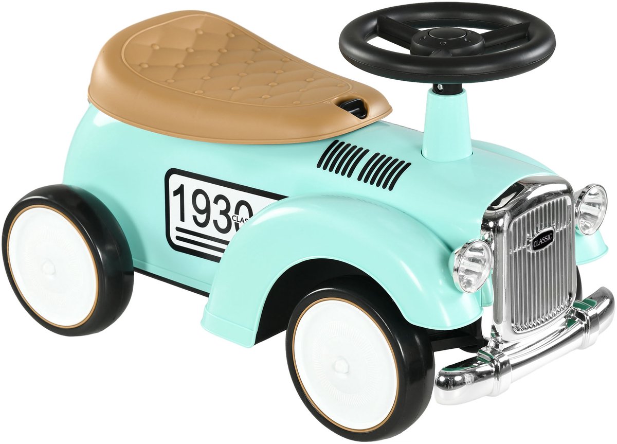 AIYAPLAY Kinder Glijauto Kunststof, Metaal 58L x 27B x 35H cm Groen Loopauto kopen online