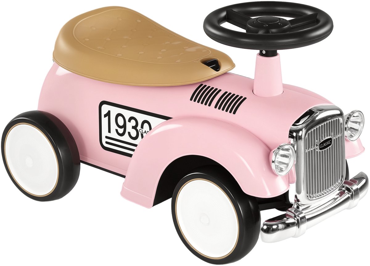 AIYAPLAY Kinder Glijauto Kunststof, Metaal 58L x 27B x 35H cm Roze Loopauto kopen online