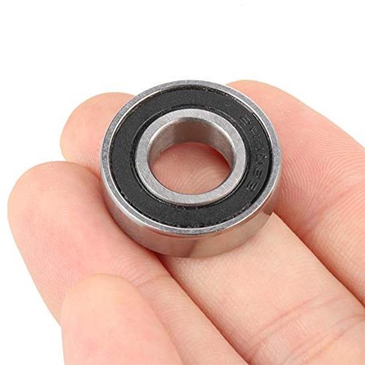 allecto plus 10 stuks diepgroef skateboard kogellagers rubber afgedicht 22 mm x 10 mm x 6 mm