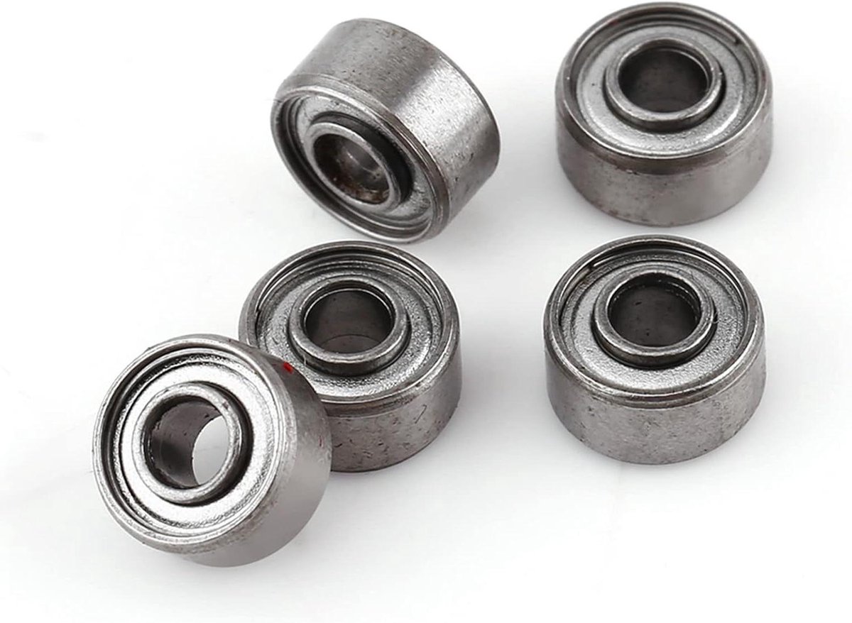 allecto plus 10 stuks mini kogellagers voor skateboard 693zz 3x8x4 mm dubbel afgeschermd op voorraad