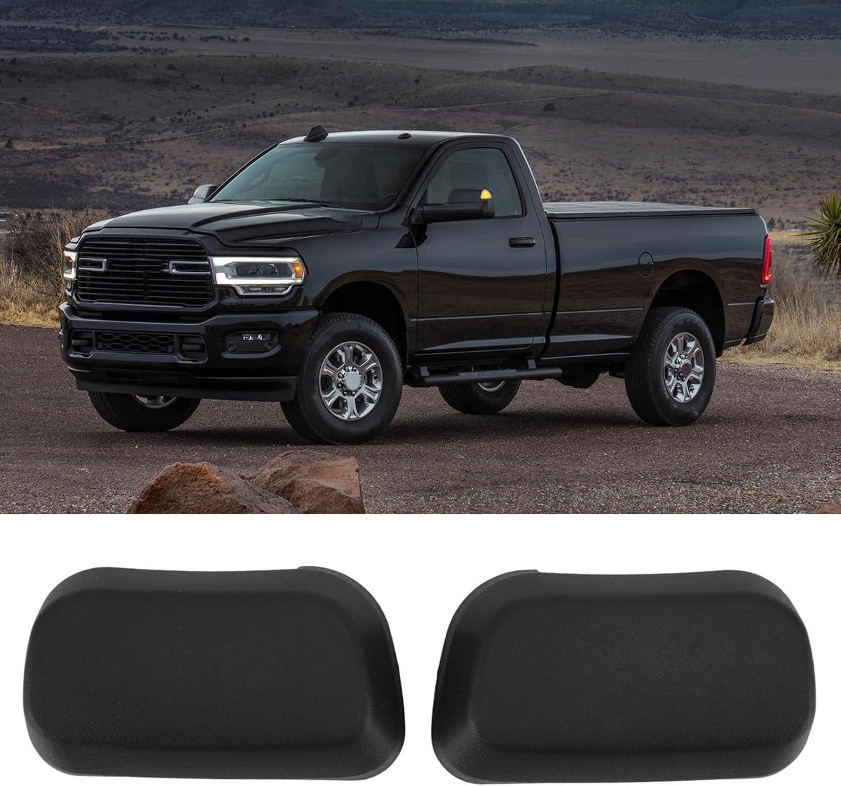 Allecto plus - 2 Stuks Side Step End Caps voor Crew Cab - Vervanging voor 1500 2500 3500 4500 5500 - Veilig Instappen - Bescherming voor Voertuig Buitenspeelvoertuigaccessoire kopen online