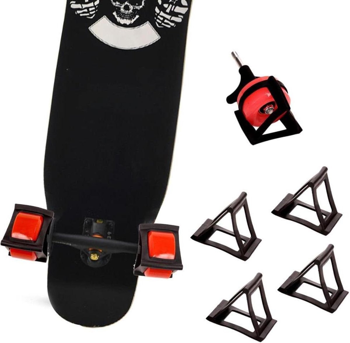 allecto plus 4 stuks skateboarden trainingsaccessoires voor beginners leer schaatsen sneller en veiliger op