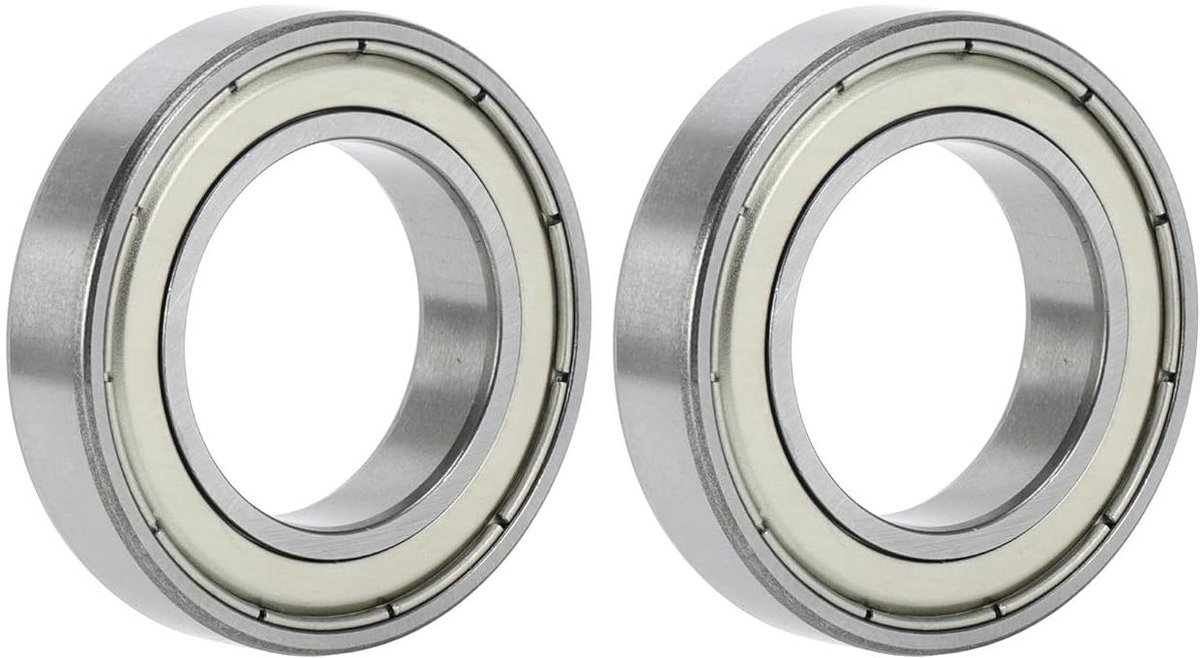 Allecto plus 6905ZZ Diepe Groefkogellagers P6 - 25x42x9mm - Gesmeerd - Dubbele Metalen Afdichting - Zilverkleurig - Voor Scooter en Skateboard Wiel - Set van 2 stuks. Skateonderdeel kopen online