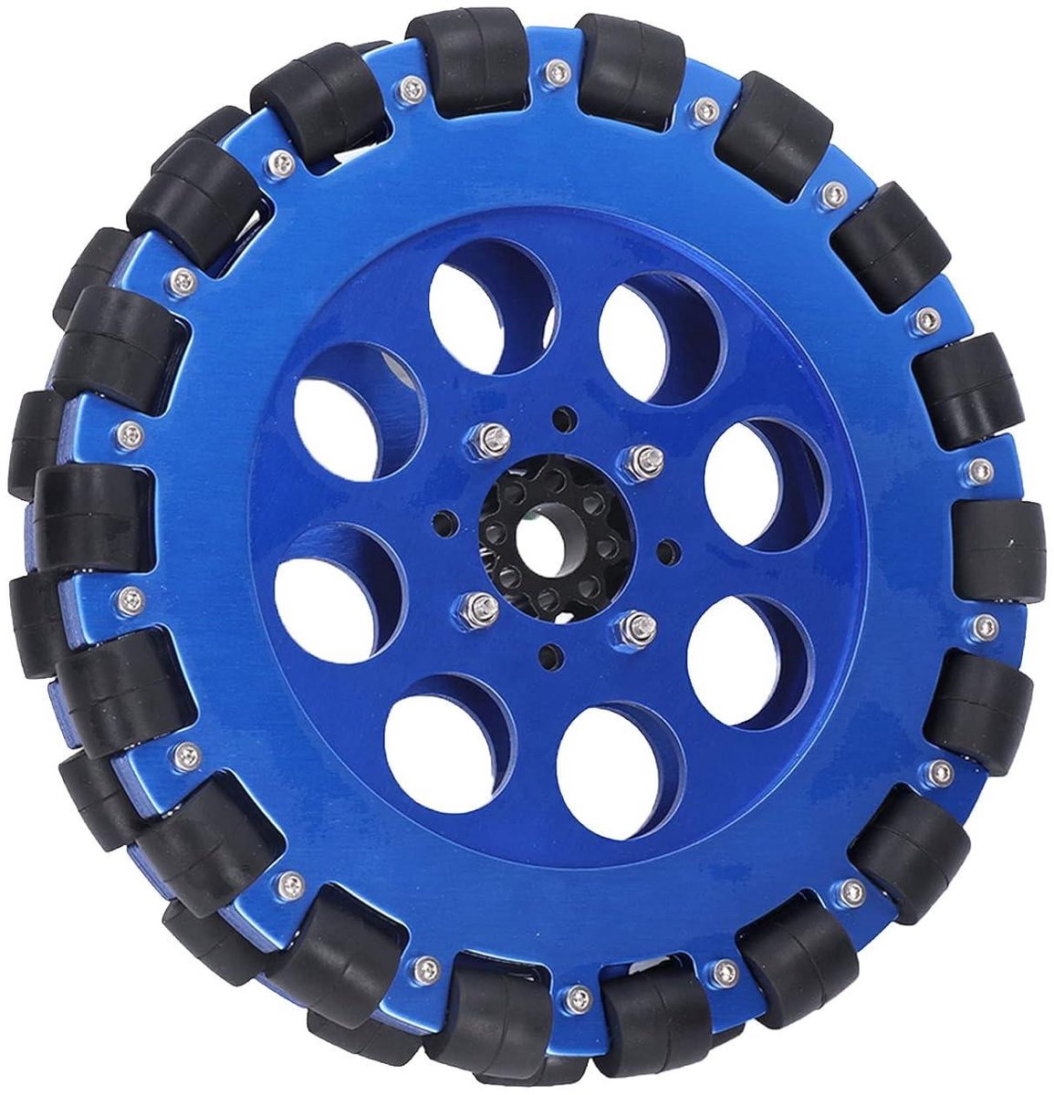 allecto plus 8 inch omni wiel met dubbele lagerstructuur voor zware lasten omnidirectionele aluminiumlegering hub diy speelgoedrobot bouwproject 78 karakters